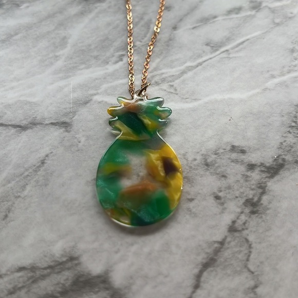 NEW Ruby and ry colorful pineapple necklace - Picture 2 of 2